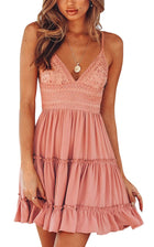 Orla Lace Backless Mini Dress