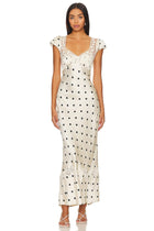 Butterfly Babe Ruched Midi Dress