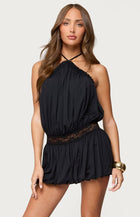 Aida Backless Bubble Mini Dress