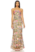 Nydia Satin Maxi Dress