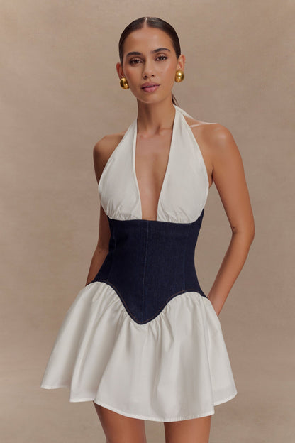 ISLA HALTER MINI DRESS