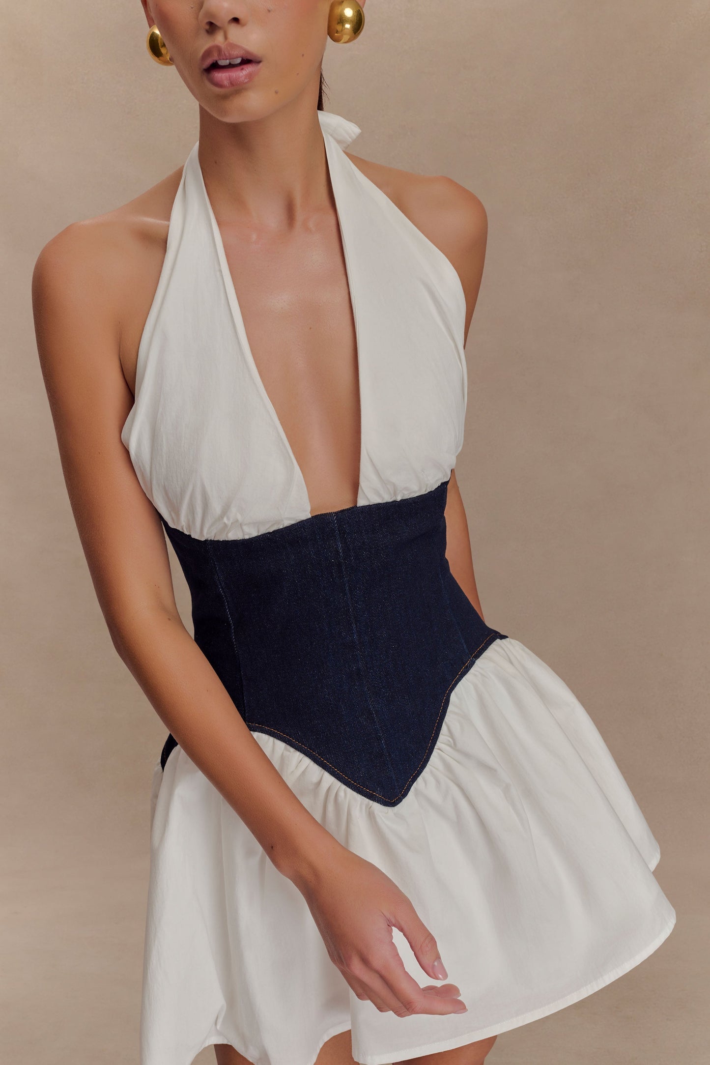 ISLA HALTER MINI DRESS