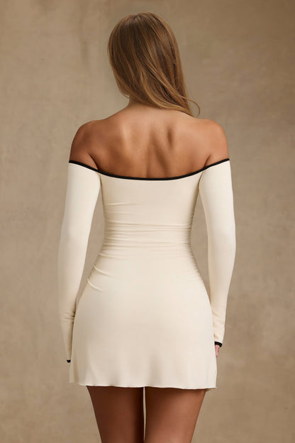 LAURA OFF-SHOULDER MINI DRESS