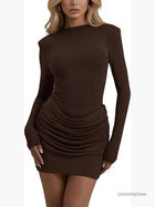 Theodora Ruched Bodycon Mini Dress