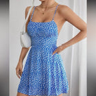 Marguerite Floral Backless Dress