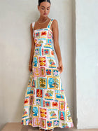 Aria Graffiti Print Maxi Dress