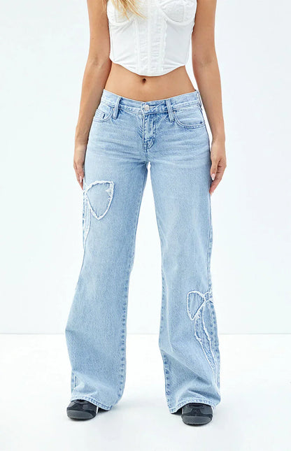 LILY BOW TIE JEANS