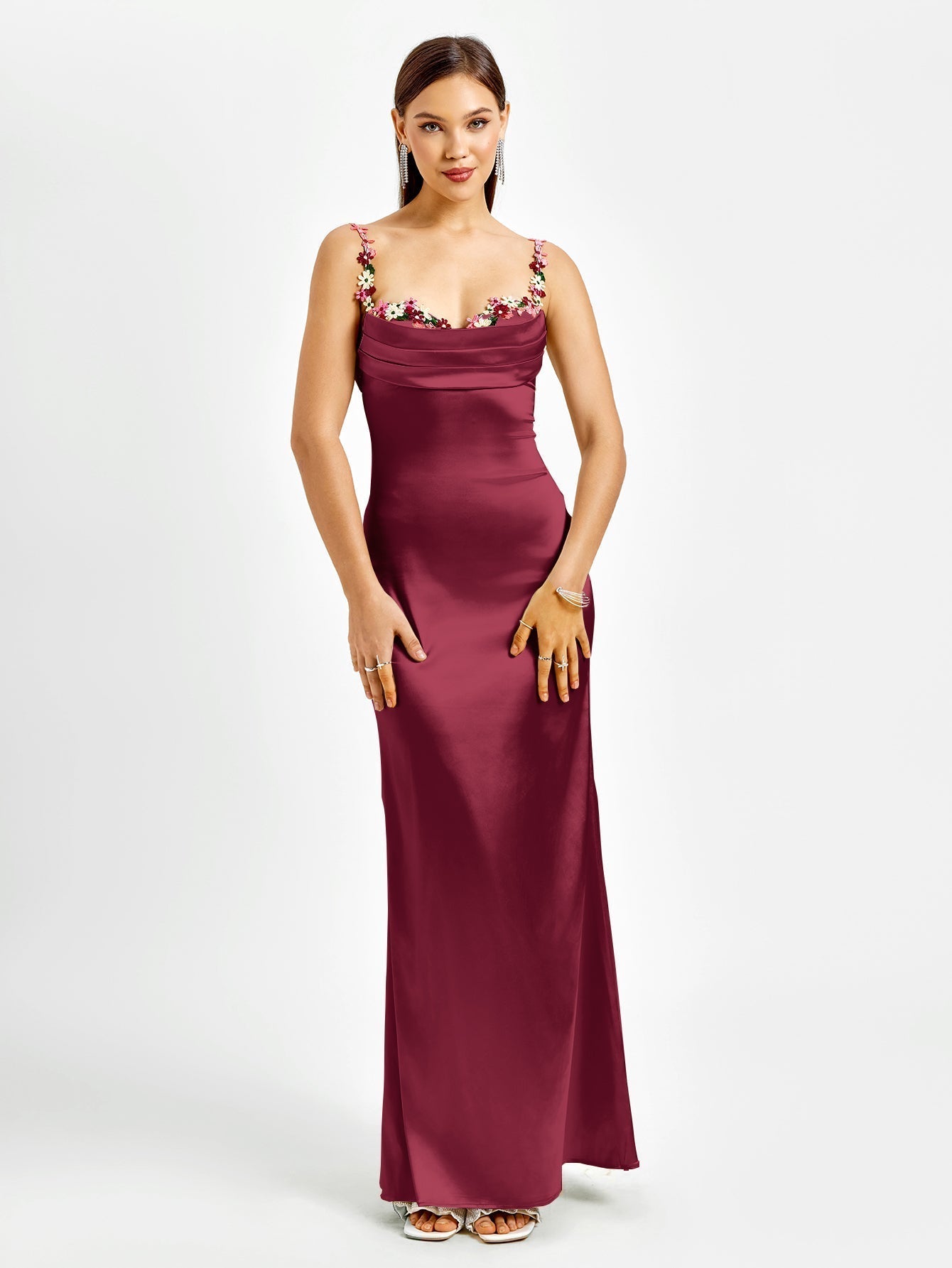 MARIA SATIN GOWN
