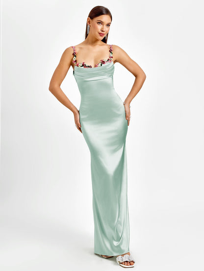 MARIA SATIN GOWN
