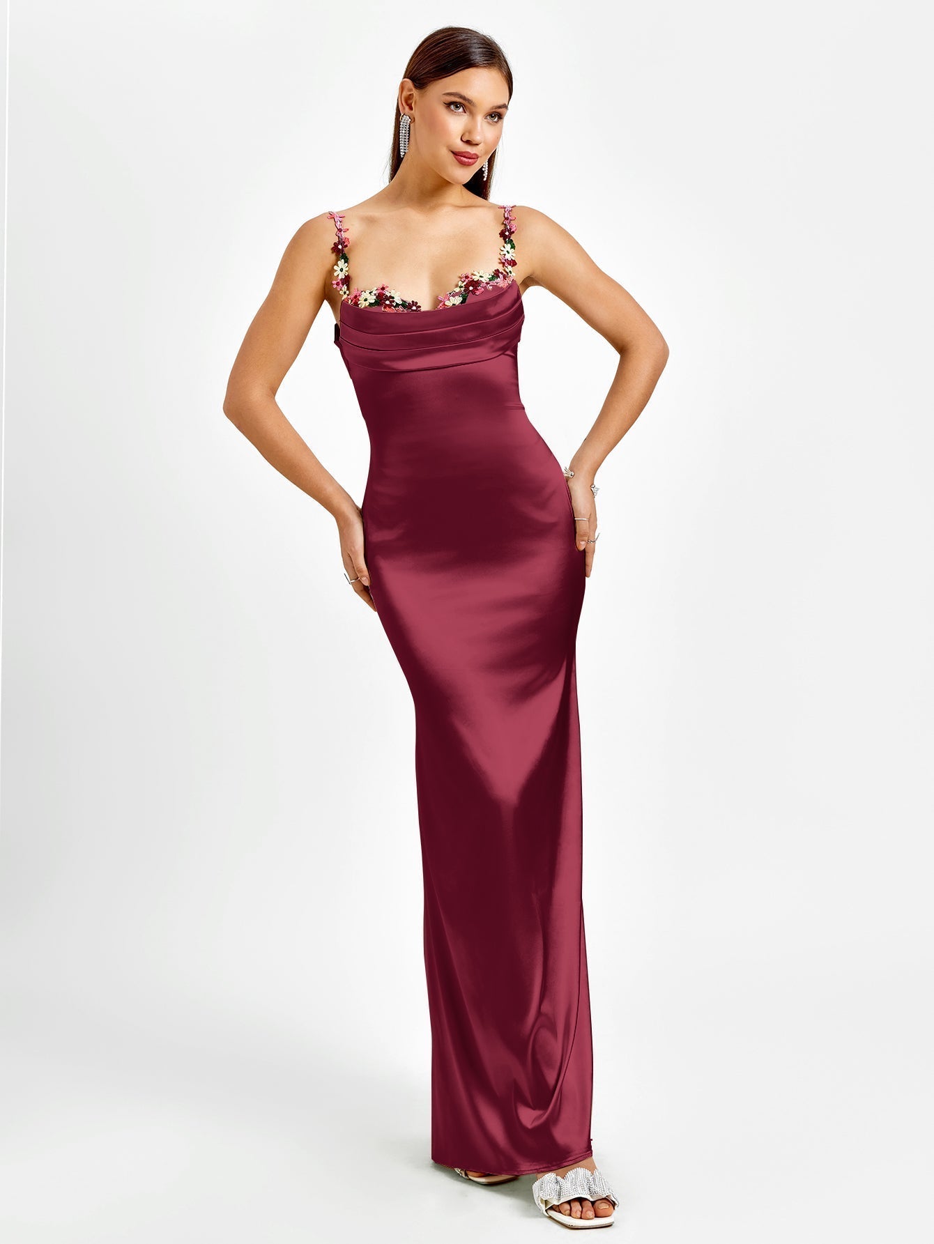 MARIA SATIN GOWN