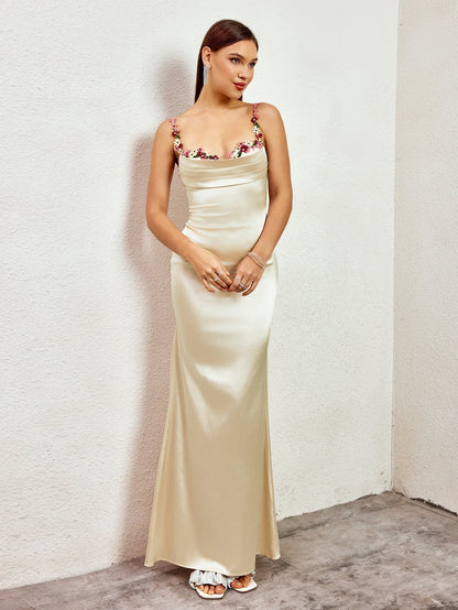 MARIA SATIN GOWN