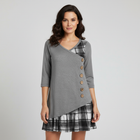 Imogen Plaid Midi Dress