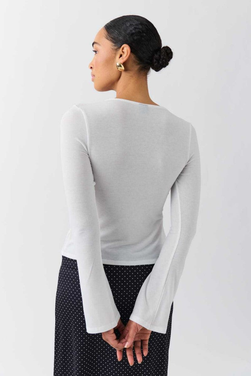 JESSALYN KNOT TIE TOP
