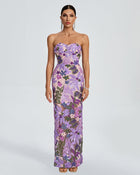 Dahlia Sequin Floral Mini Dress