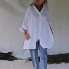Jessa Button-Front Shirt Dress