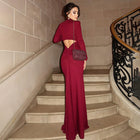 Victoria Satin Maxi Dress