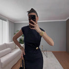 Adelaide Denim Midi Dress