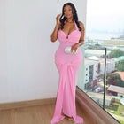 Evelyn Ruched Maxi Dress