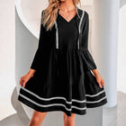 Vera Lace V-Neck Casual Dress