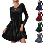 Eleanor A-Line Velvet Dress