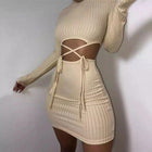 Iris Wrap Dress with Cutout