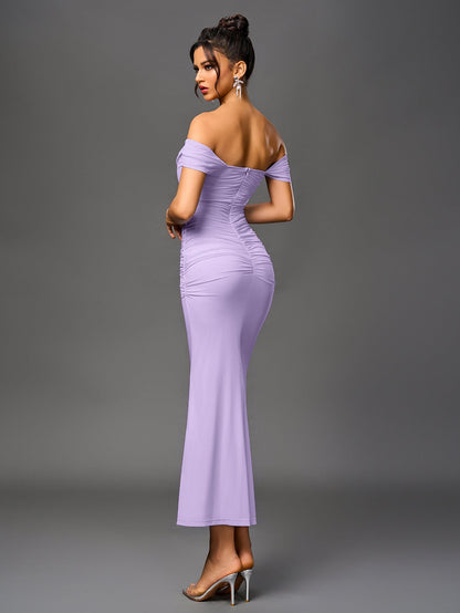 SOPHIA OFF-SHOULDER MAXI DRESS