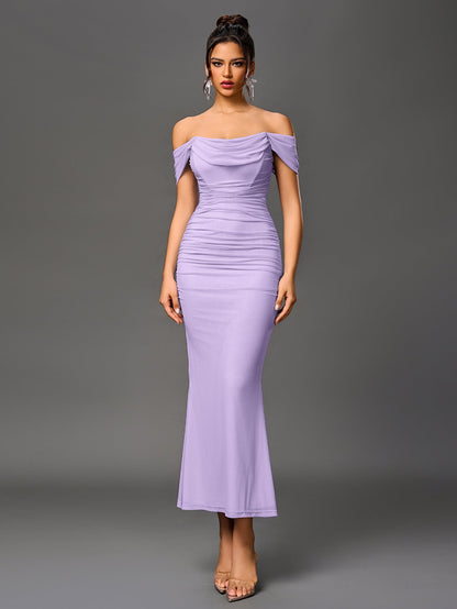 SOPHIA OFF-SHOULDER MAXI DRESS