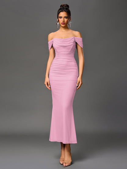 SOPHIA OFF-SHOULDER MAXI DRESS