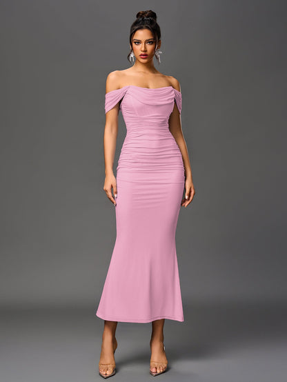 SOPHIA OFF-SHOULDER MAXI DRESS