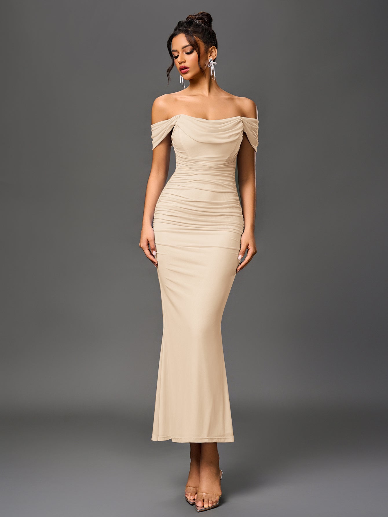 SOPHIA OFF-SHOULDER MAXI DRESS