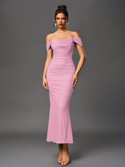 SOPHIA OFF-SHOULDER MAXI DRESS