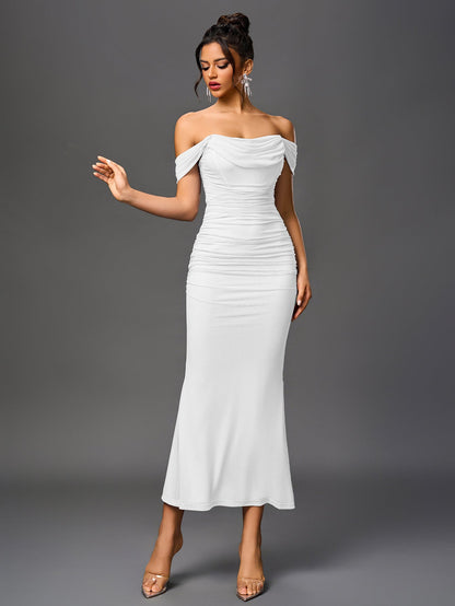 SOPHIA OFF-SHOULDER MAXI DRESS