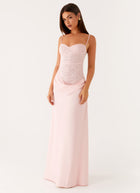 Romy Satin Maxi Dress
