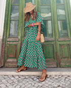 Bohemia Linen Midi Dress