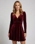 Ruby Velvet Midi Dress