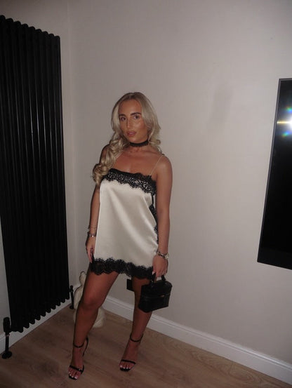 MAYE SATIN MINI DRESS