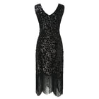 Minerva Black Charleston Dress