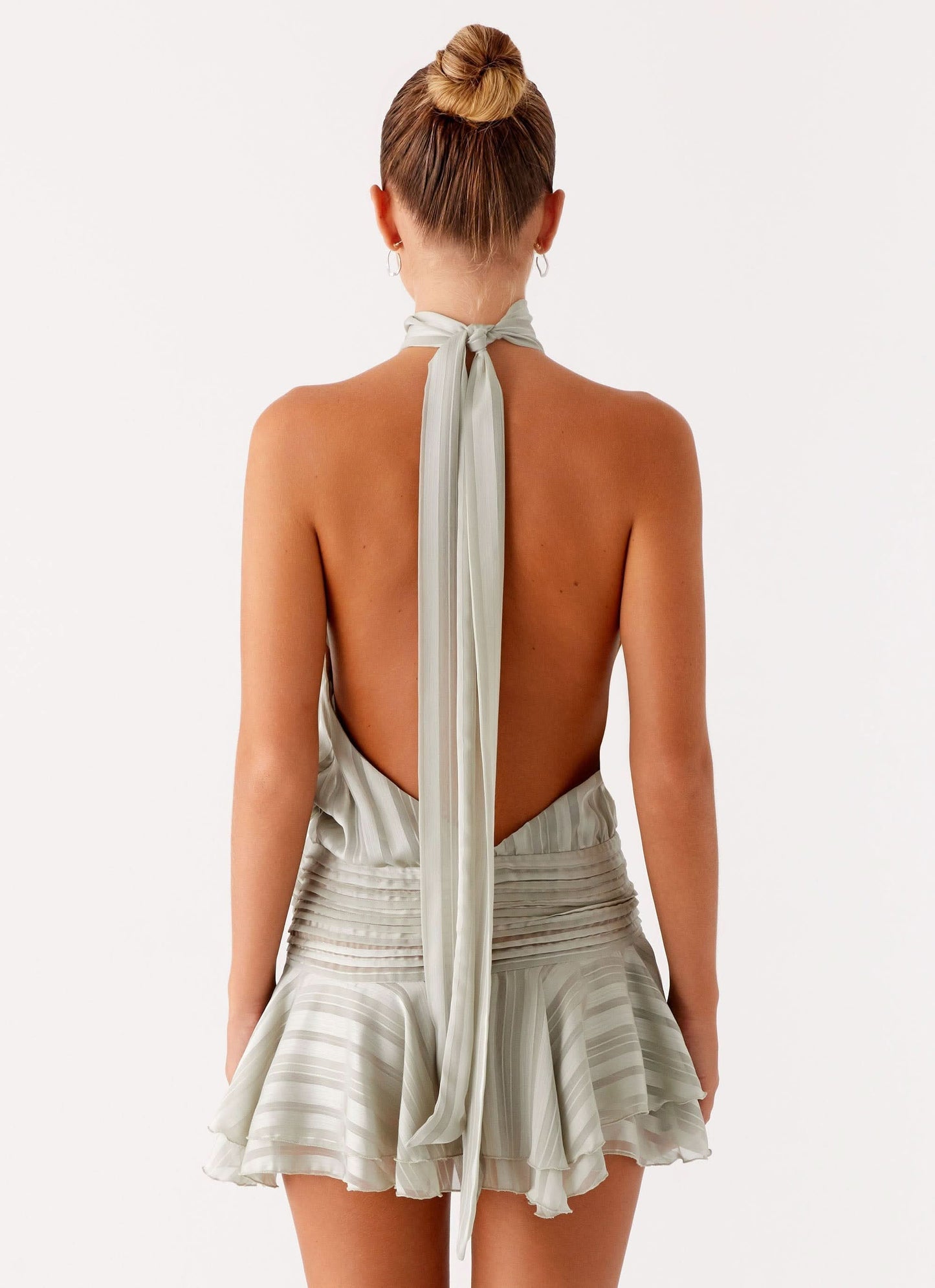 AMINA RUFFLE MINI DRESS