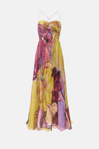 Kiara Satin Midi Dress