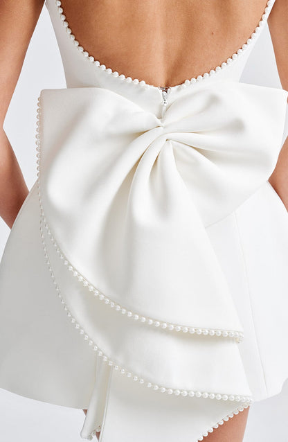 ELEANOR BOW MINI DRESS