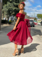 Juno Off-Shoulder Bridesmaid Dress