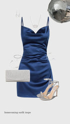 Marina Satin Spaghetti Strap Dress