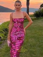 Giselle Sequin Backless Dress