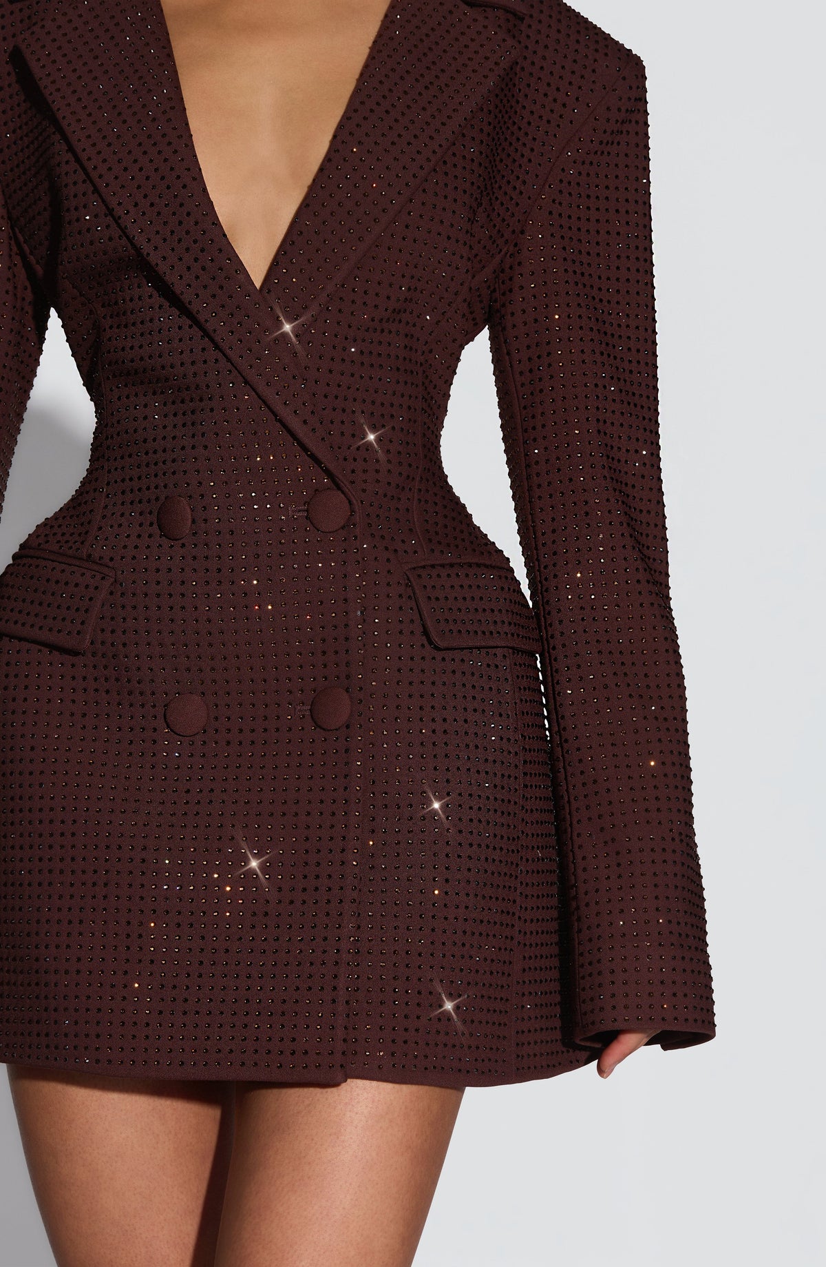 Plum Brown Sparkle