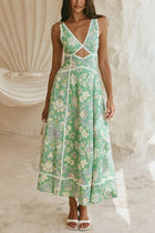 Sabine Linen Maxi Dress