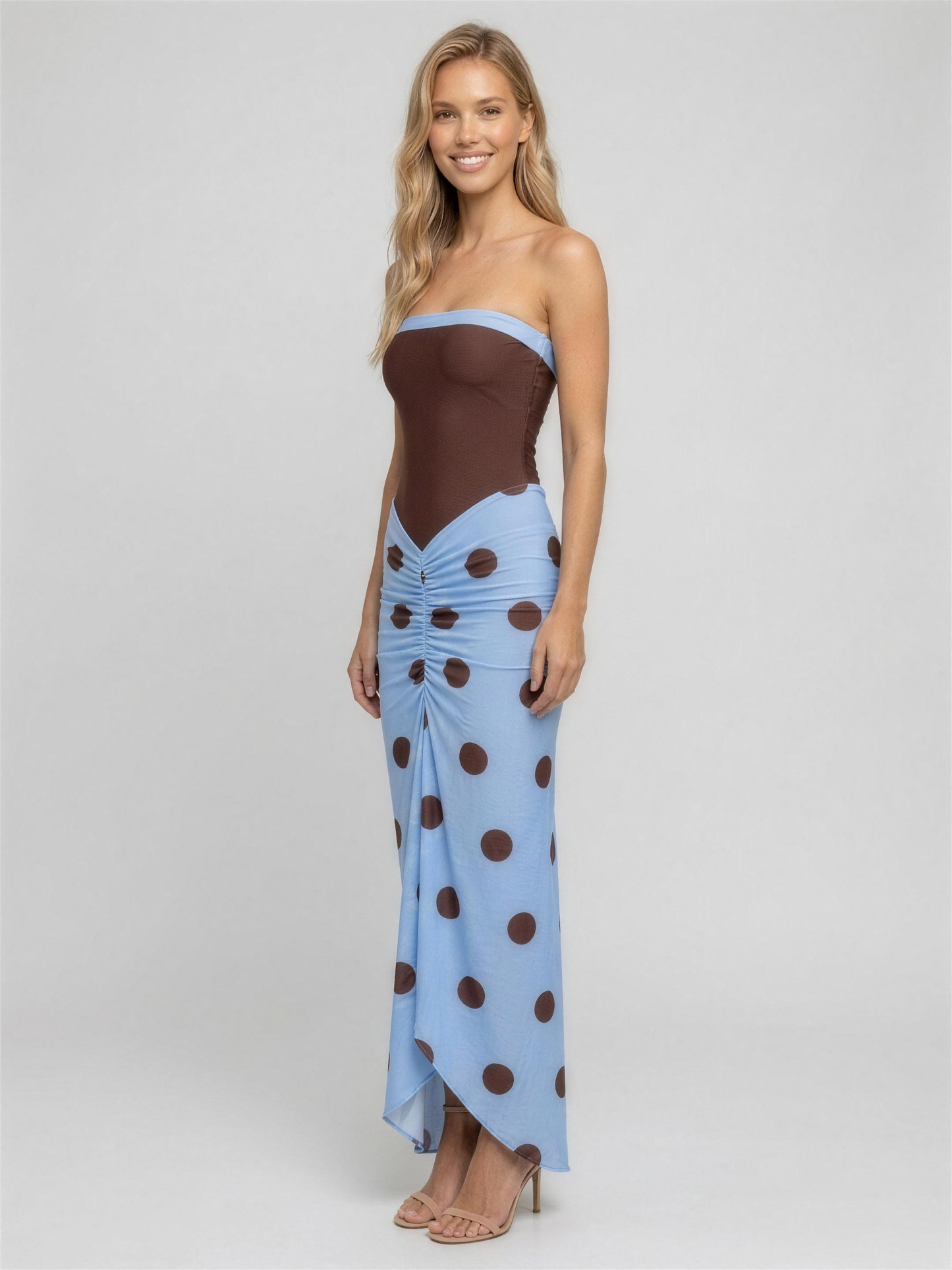 Blue Chocolate Polka