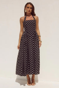Black/White Polka