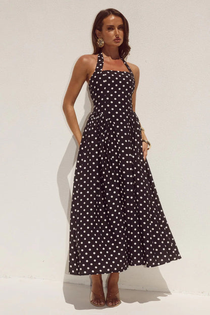 Black/White Polka