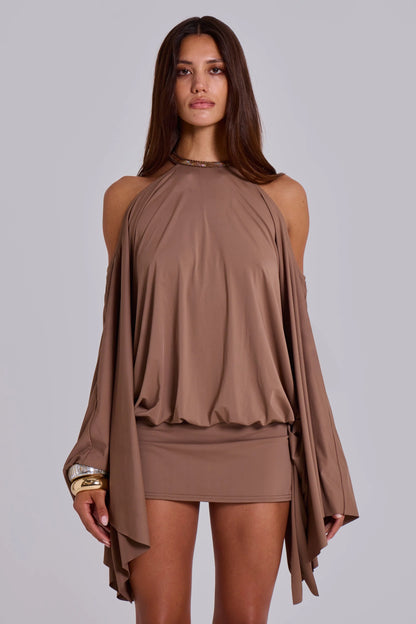 EVI BUTTERFLY MINI DRESS